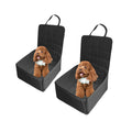 SOGA 2X Black Car Pet Sitting Bag Breathable Safety Travel Portable Carrier Pouch Travel Essentials-0