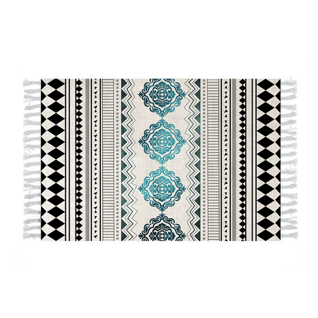 NNEAGS 90cm Boho Bathroom Rug Vintage Kitchen Area Runner Rugs, Home Decor