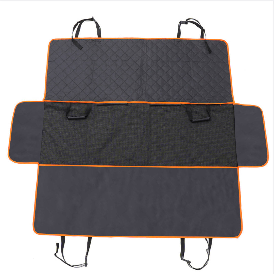 NNEAGS 600D Oxford Cloth Waterproof Dog Car Cover Back Seat Protector Hammock Pet Mat Black