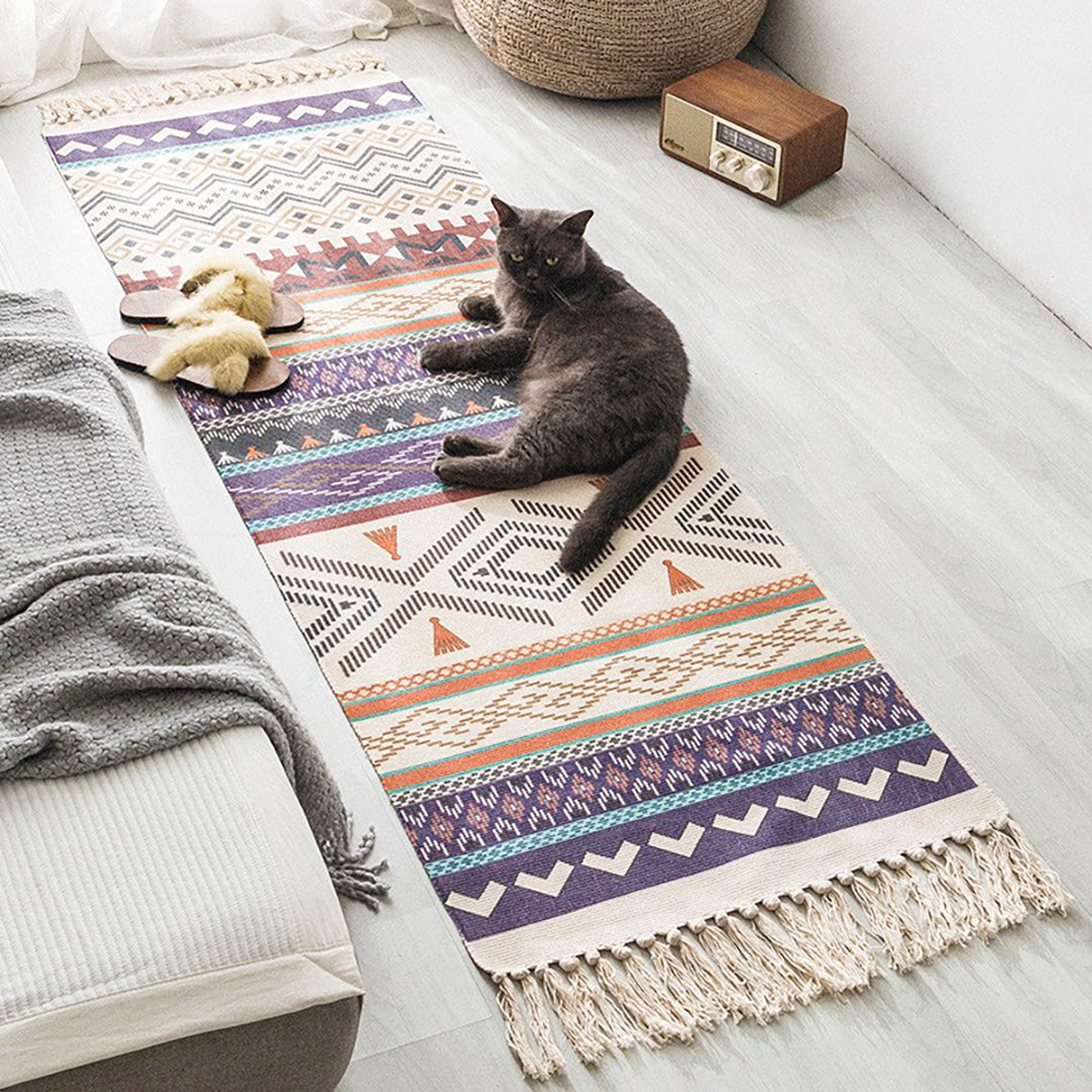 NNEAGS 90cm Bathroom Rug Vintage Kitchen Area Runner Rugs, Home Decor