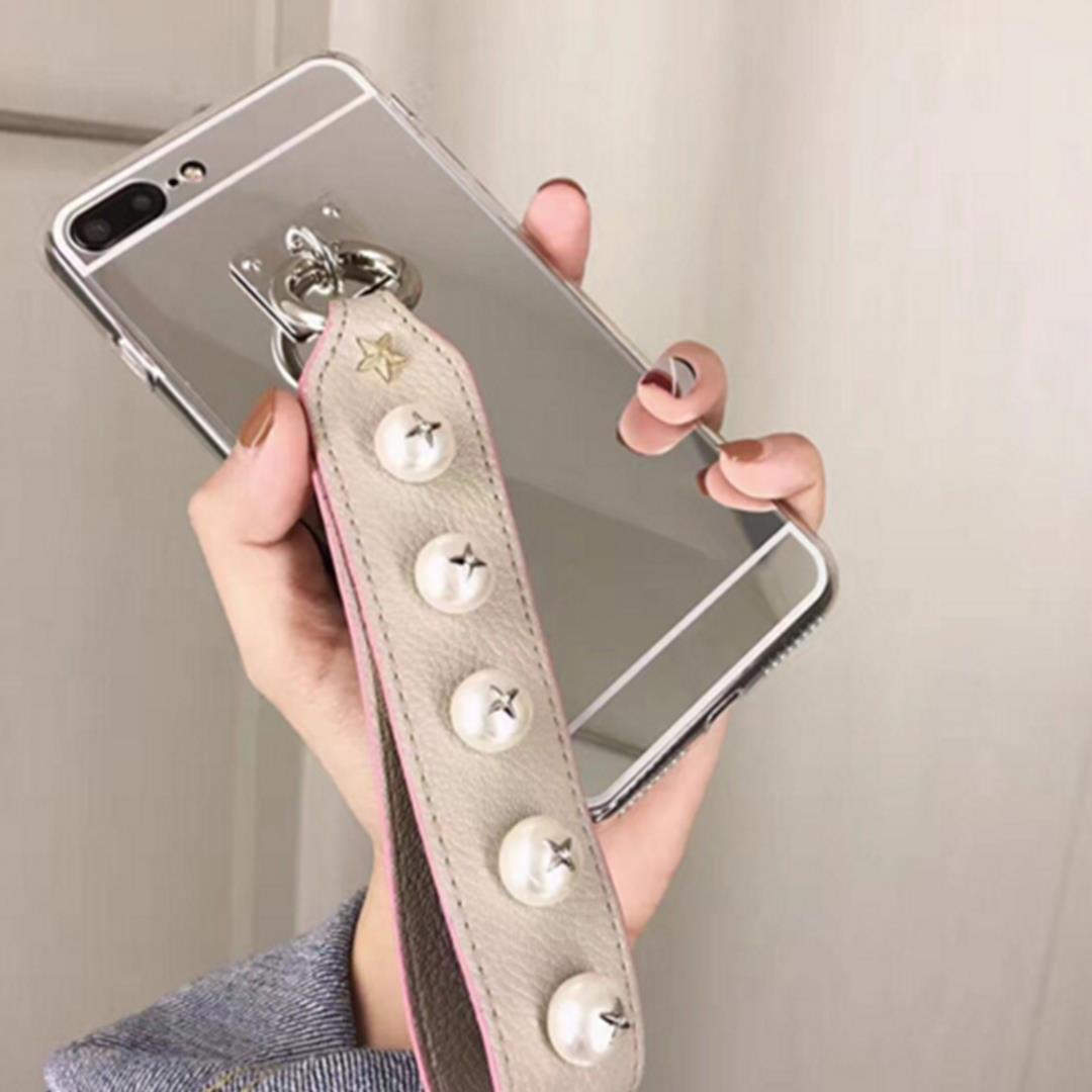 NNEAGS Luxury Fashionable Durable Silver Mirror Back iPhone Case 7Plus