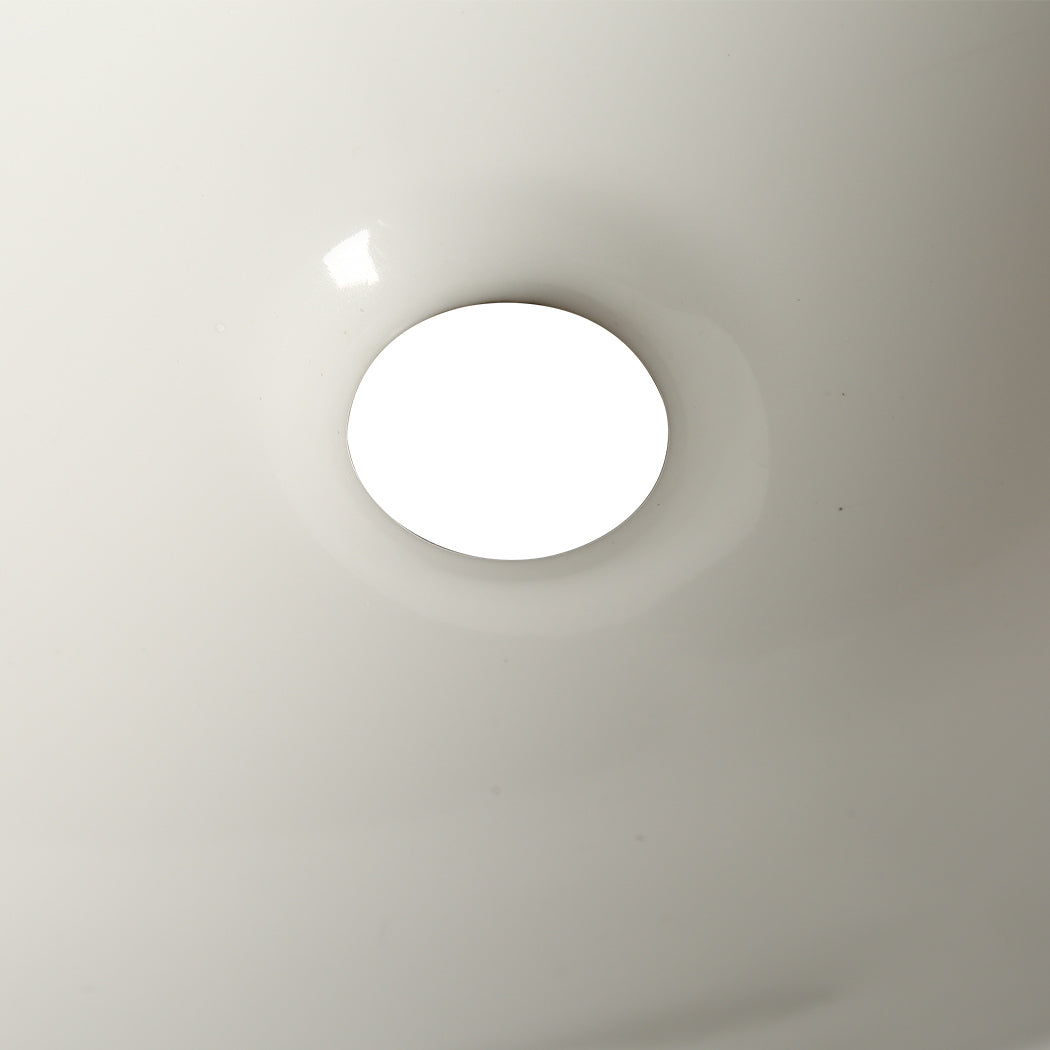 NNEIDS Ceramic Basin Bathroom Wash Counter
