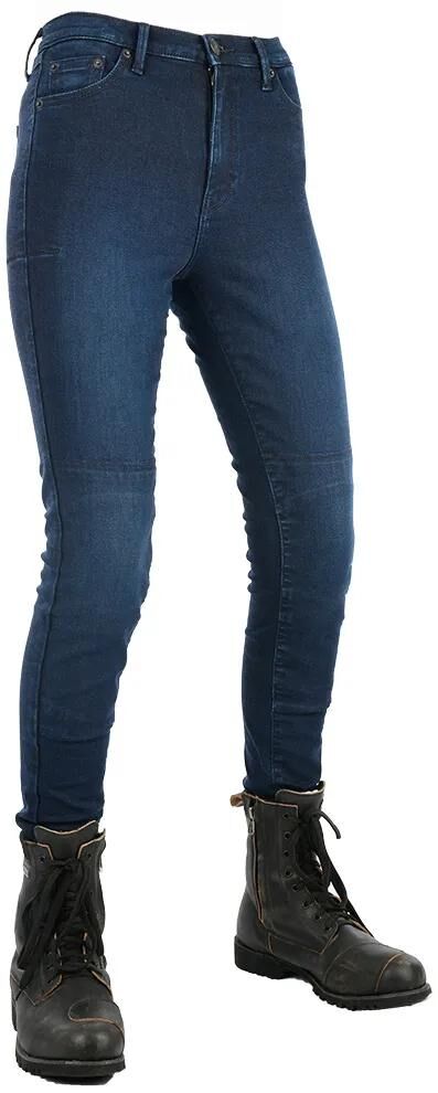 Oxford Jeggings für Damen, blau, Kurzgröße 10