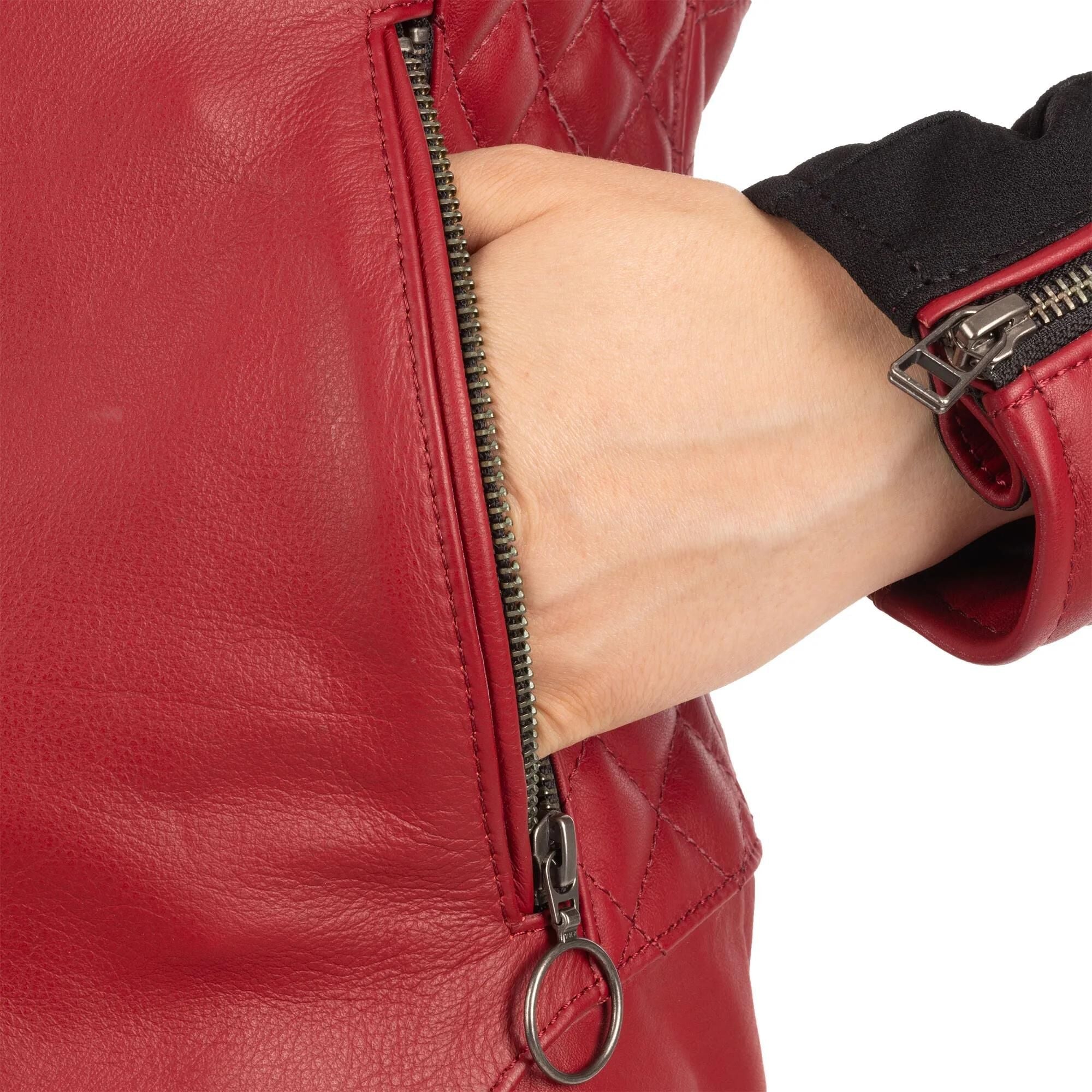Oxford leather jacket Radley leather jacket Rad WS red 38