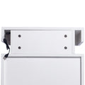 Levede Bedside Tables RGB LED Side Table White