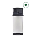 Curver Deco Bin Duo 23L+23L Silver-0