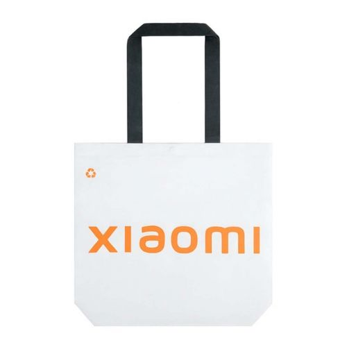 Xiaomi Mi Eco Válltáska, tartós, összehajtható nagyméretű válltáska, újrahasznosítható polietilén, fehér-0