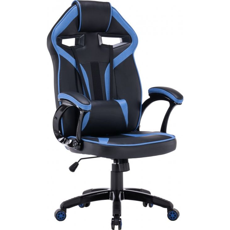 Scaun de gaming Topeshop Drift albastru-negru (FOTEL DRIFT NIEBIESK)-0