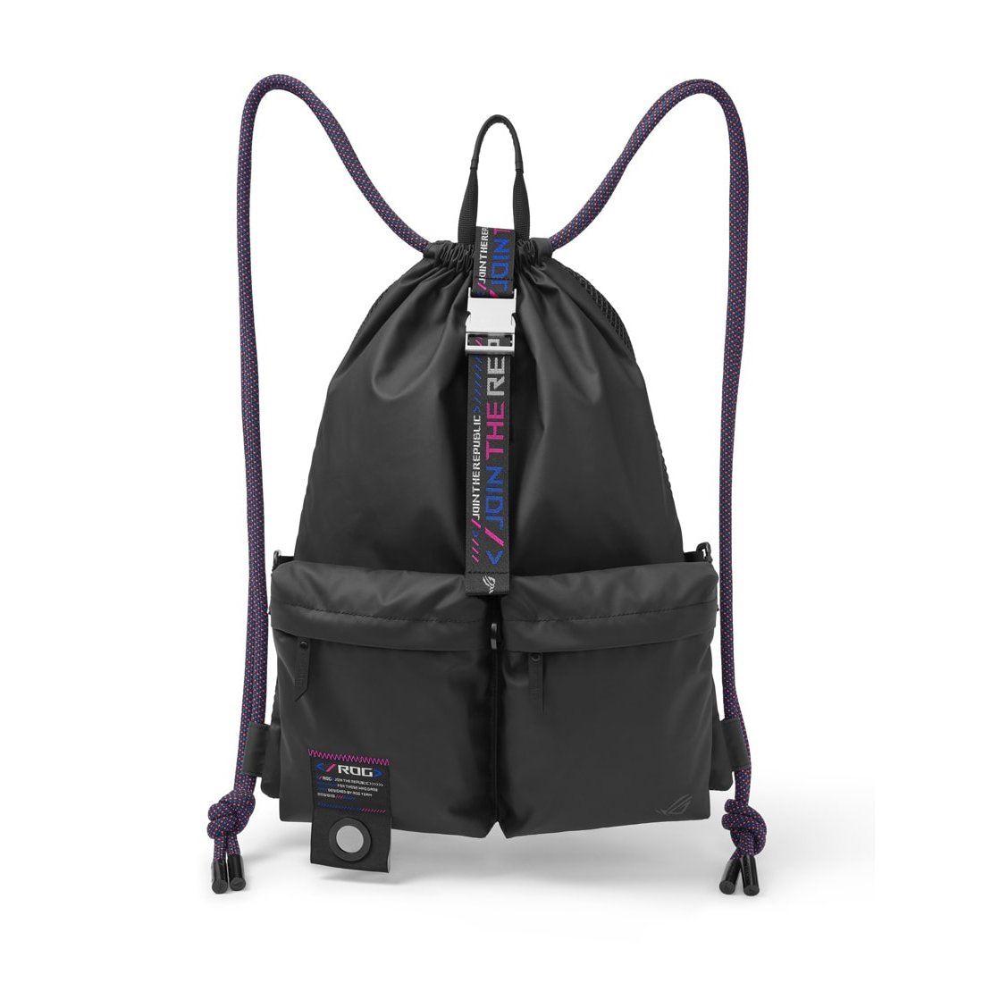 ASUS BD3700 ROG SLASH Multi-use Drawstring Bag Hátizsák Fekete-0