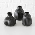Boltze home vase esko h12cm black-0