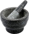 Kinghoff marble mortar with pestle ø12x8cm-0
