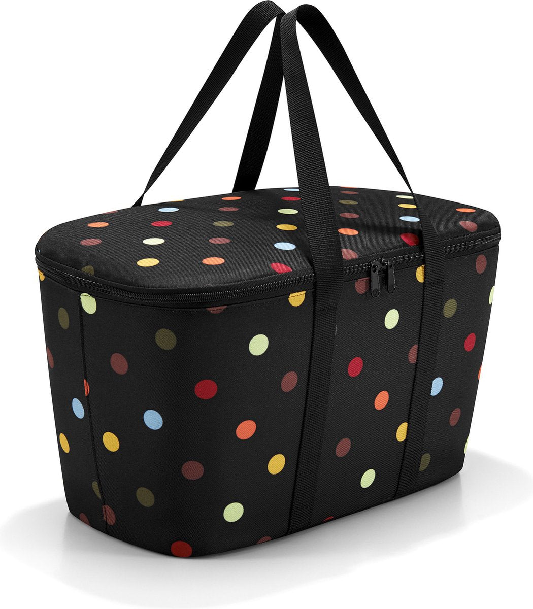 Reisenthel coolerbag cool bag - polyester with aluminum lining - 20l - dots black-0