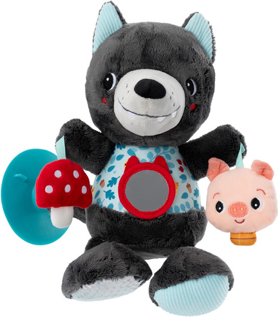 Lilliputiens - activity cuddly toy - louis the wolf-0