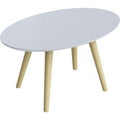 Reception table Paperflow Scandi lacquered MDF white-0