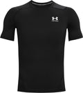Under Armor UA HG Armor Comp SS-BLK Men's Sports Shirt - Black - White