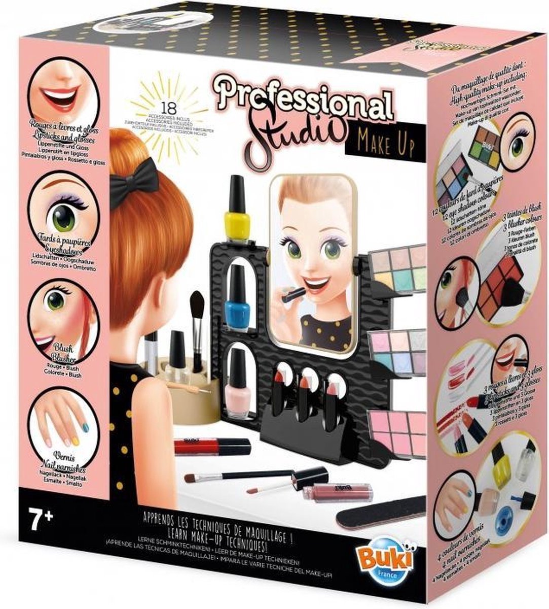 Buki france buki - make-up studio - children's make-up toys - toy make-up set-0