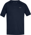 Under armor ua tech 2.0 ss tee-blu men's sports shirt - academy - graphite-0