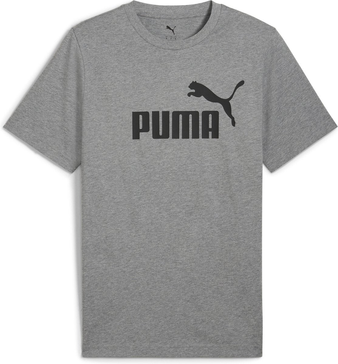Puma ess no. 1 logo tee men's tshirt - medium gray heather-0