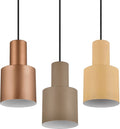 Trio agudo - hanging lamp - multicolour - excl. 6x e27 4 w - ceiling mounting - height adjustable-0