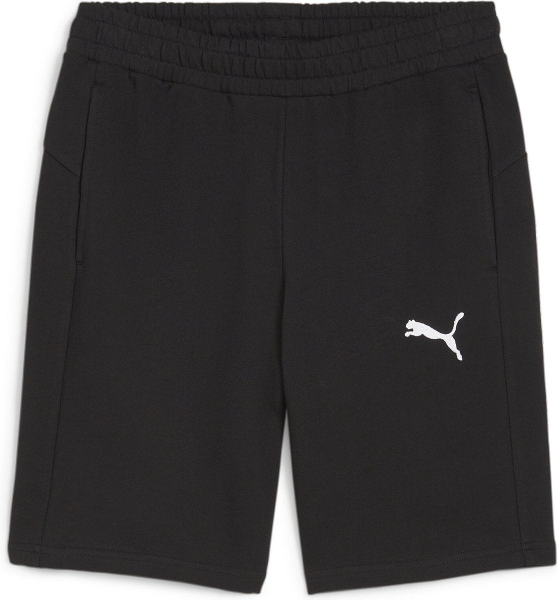 Puma teamgoal casuals shorts men's sports pants - black- white-0