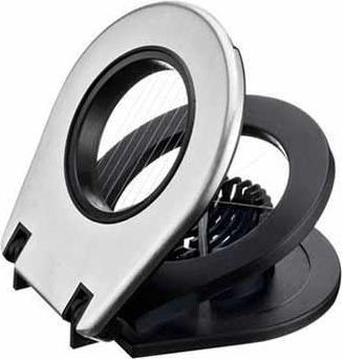 Gefu duetto egg cutter - 2-in-1 egg cutter - sliced wedges-0