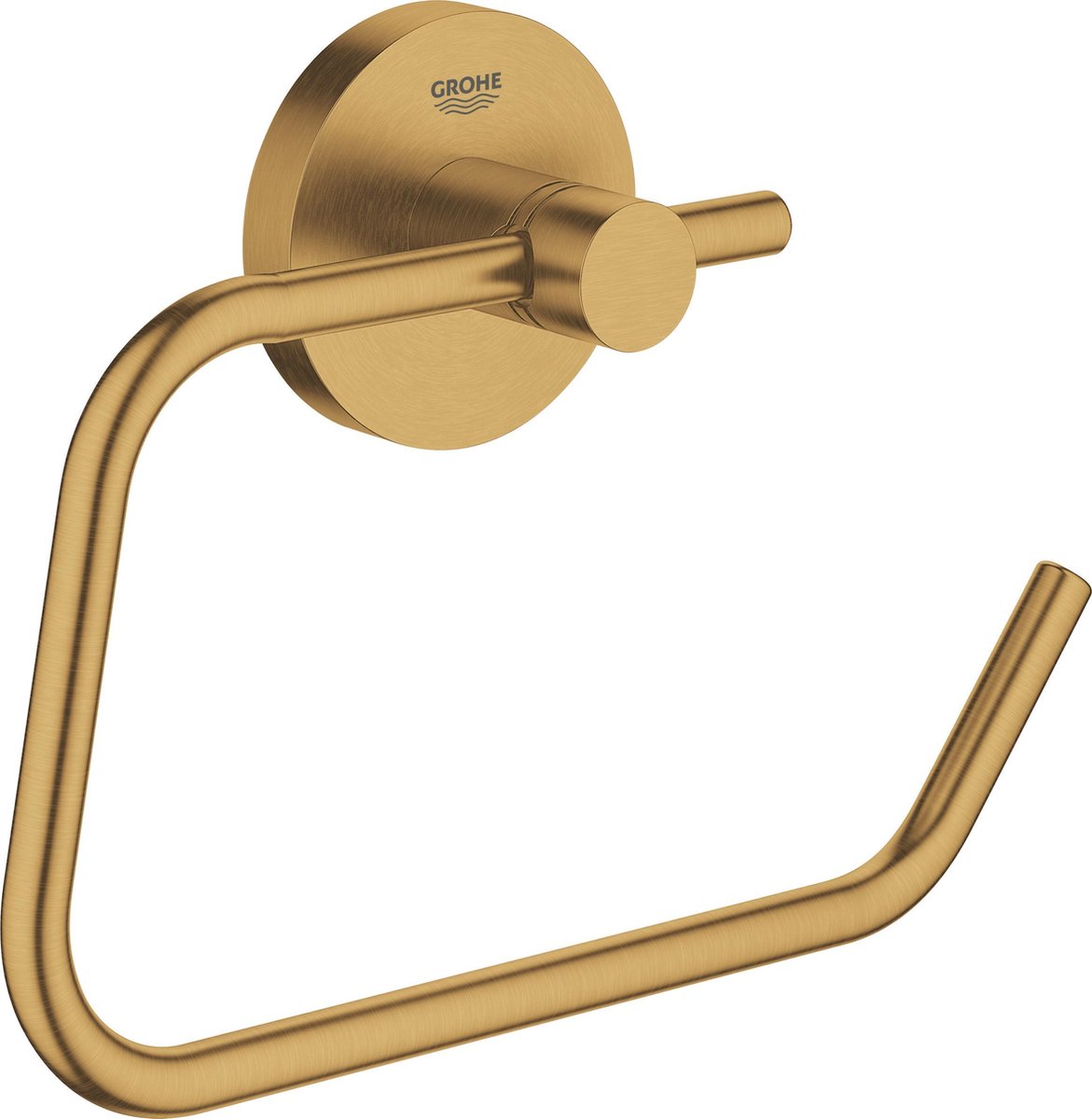 Grohe essentials toilet roll holder - without lid - cool sunrise brushed (matte gold) - 40689gn1-0