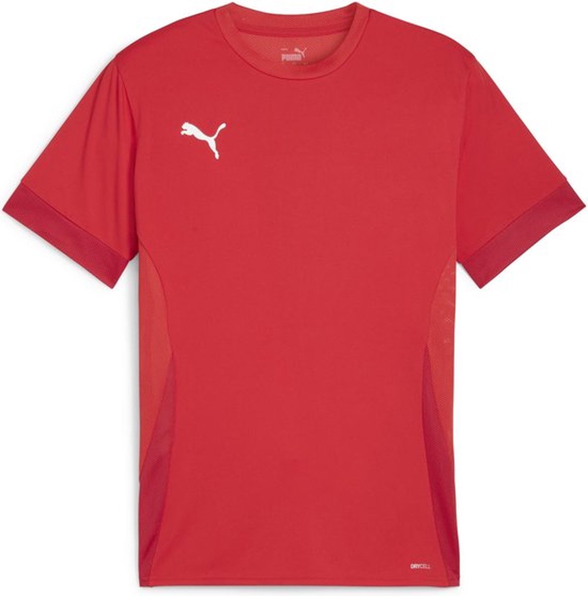 Puma teamgoal matchday jersey jr unisex sports shirt - red-white-fast red-0