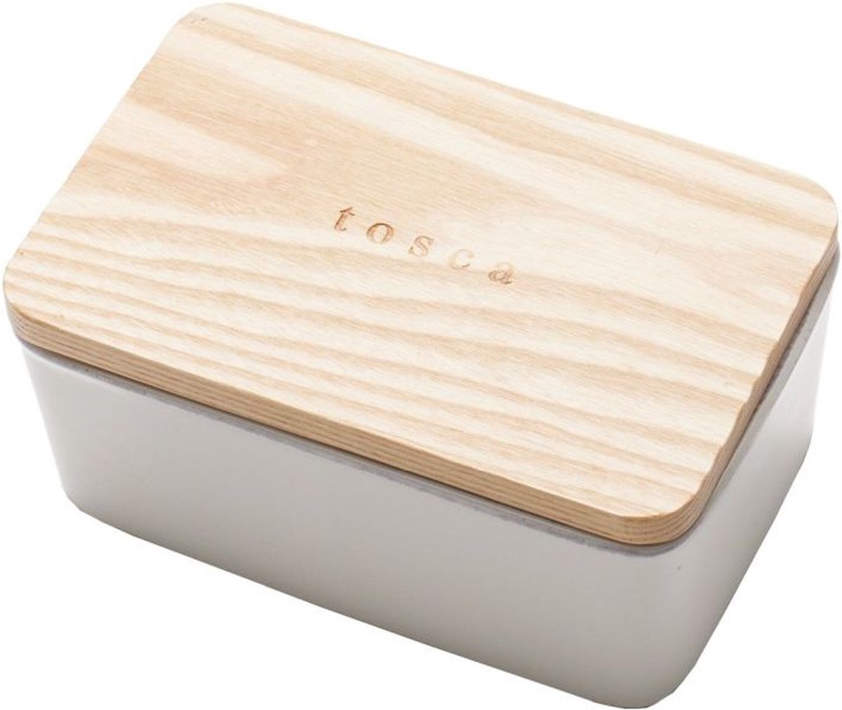 Yamazaki butter dish - tosca - white-0