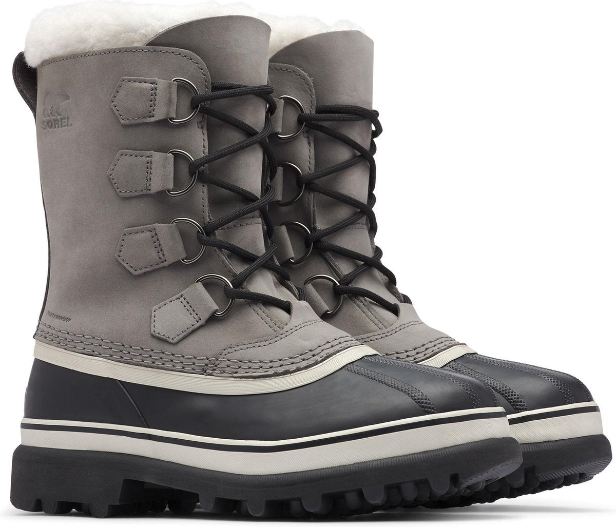 Sorel caribou™ wp women's snow boots - shale, stone - size 40-0
