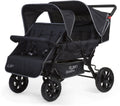 Childhome two by two stroller buggy - 4 seater - stroller incl. rain cover and sun canopy - 120x85x103cm-0