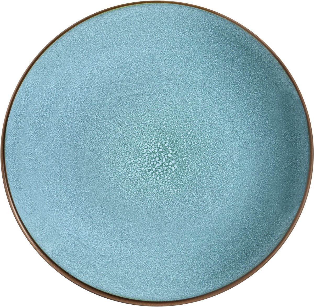 Medard de noblat - feeling turquoise - dessert plate 21 cm - 6 pieces - stoneware-0