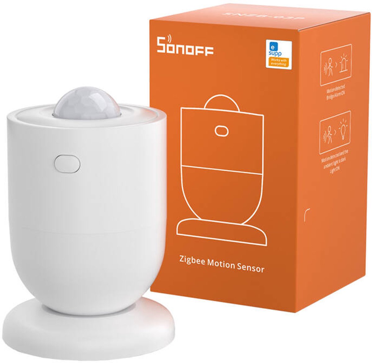 Sonoff zigbee motion sensor snzb-03p for home security and automation-0
