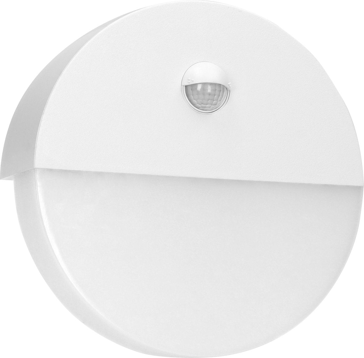 Adviti outdoor lamp with motion sensor halit - garden lighting 4000k - outdoor lighting with IP65 - wall lamp 600 lm - outdoor wall lamp white-0