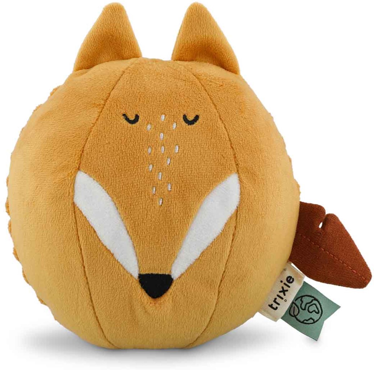 Trixie sound ball mr. fox - toy for baby - first toy - maternity gift - orange-0