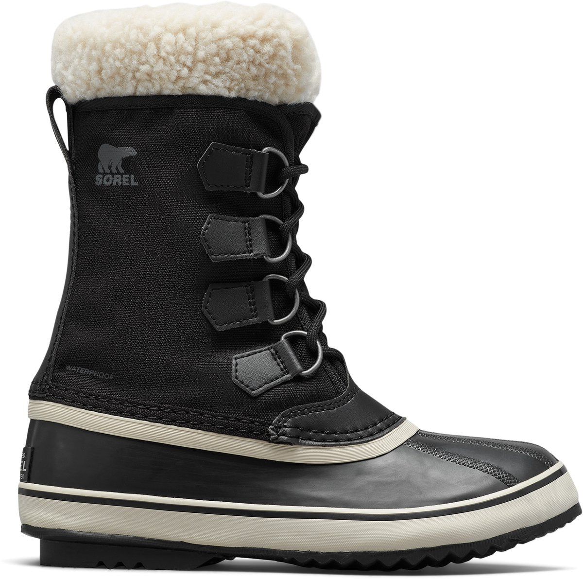 Sorel winter carnival™ boot wp women's snow boots - black, stone - size 41