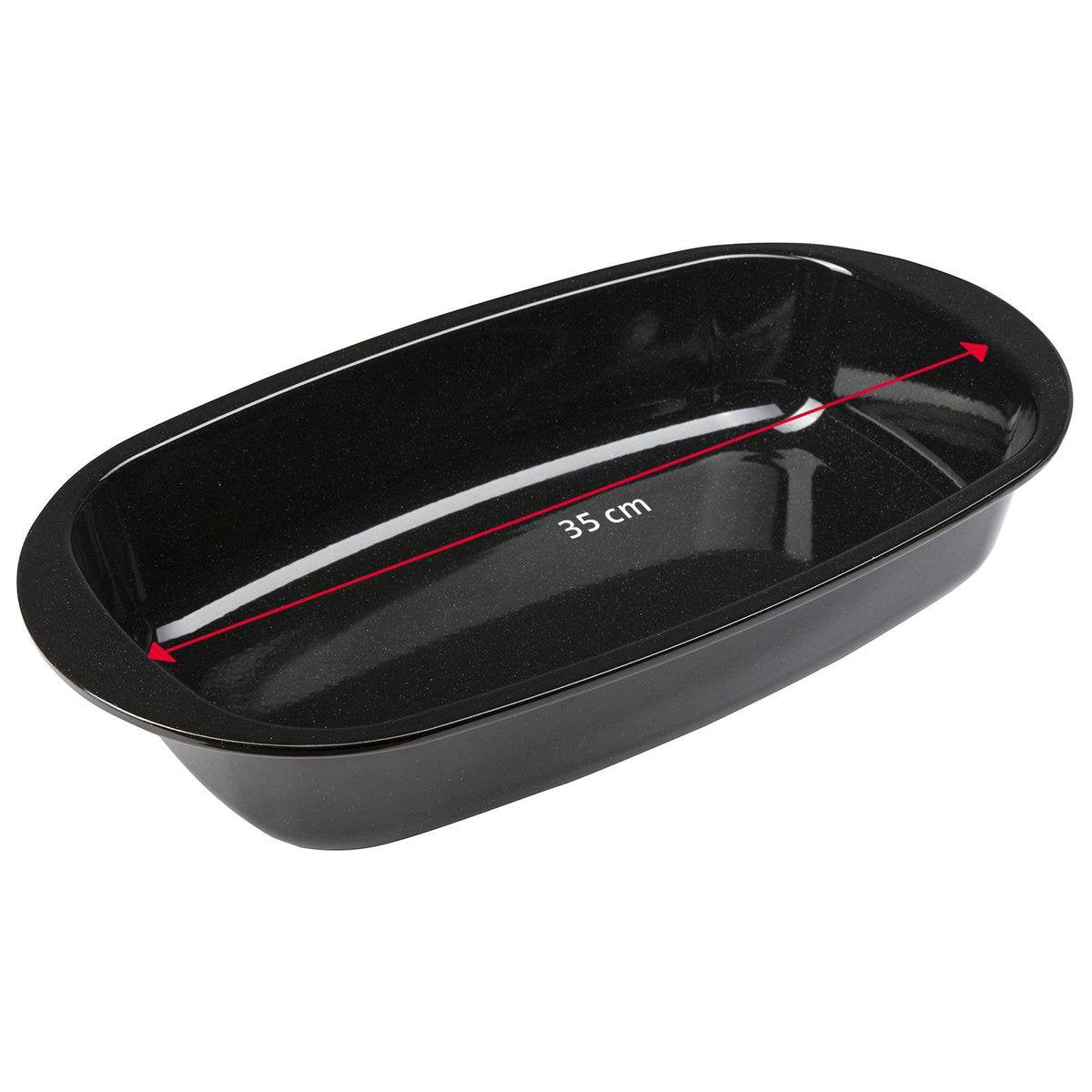 Westmark bread baking pan, length: 32 cm, enamel, black, 33892270-0