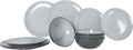 Gimex - vivid line - tableware - gray - 12 pieces-0