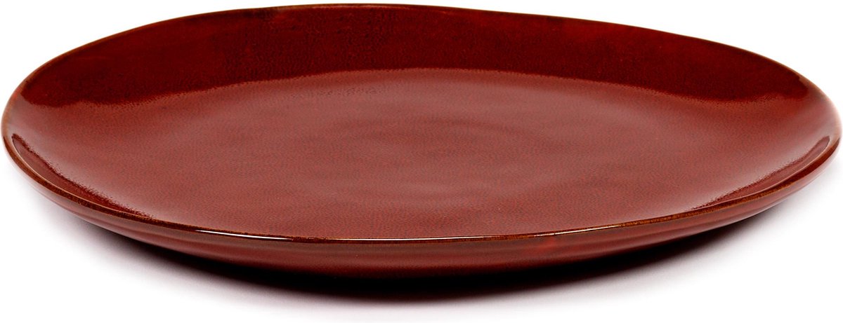 Serax - marie michielssen la mère - plate l - venetian red - 25 ø - 2 pieces-0