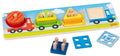 Goki sorteerspel - voertuigen - 30x10x2,6cm - 13 delen - 1 jaar-0