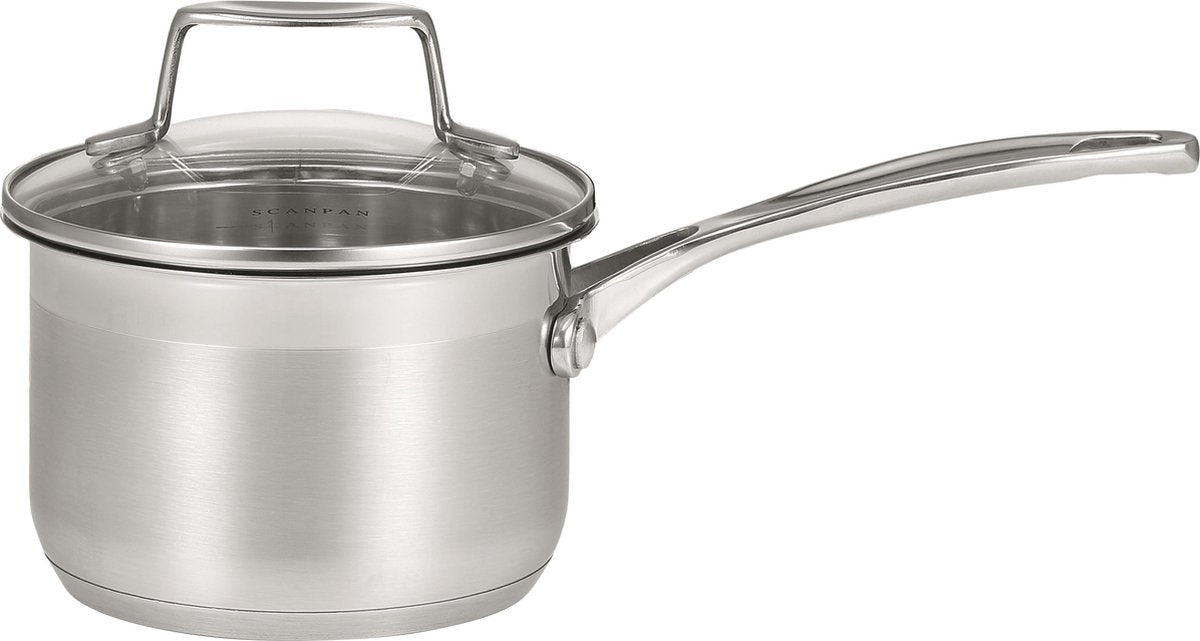 Scanpan impact saucepan 14 cm with glass lid-0