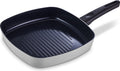 Brabantia indu+ grillpan - ø 26cm - keramische antiaanbaklaag - geschikt voor inductie - 100% pfas vrij - grijs-0