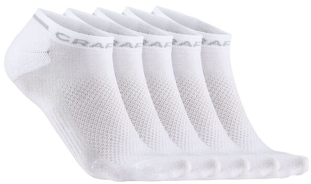 Craft active shaftless sock 5-pack unisex sports socks - white-0