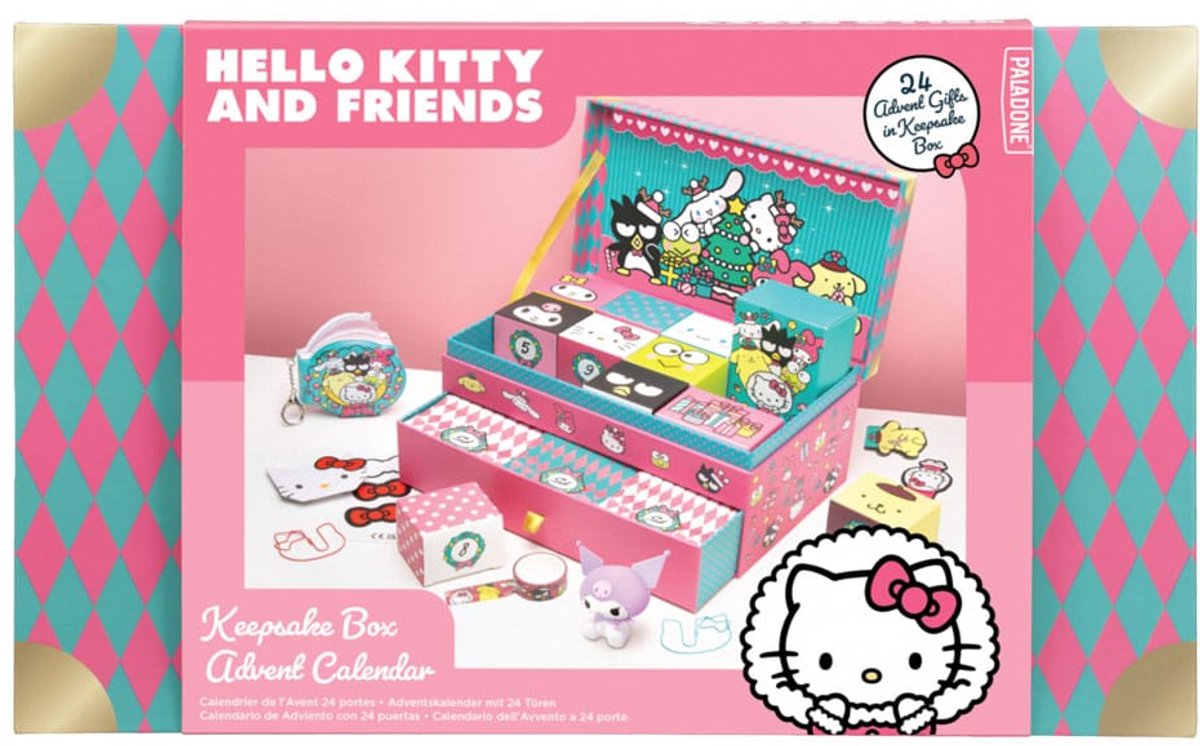 Paladone products hello kitty advent calendar keepsake box advent calendar calendars-0