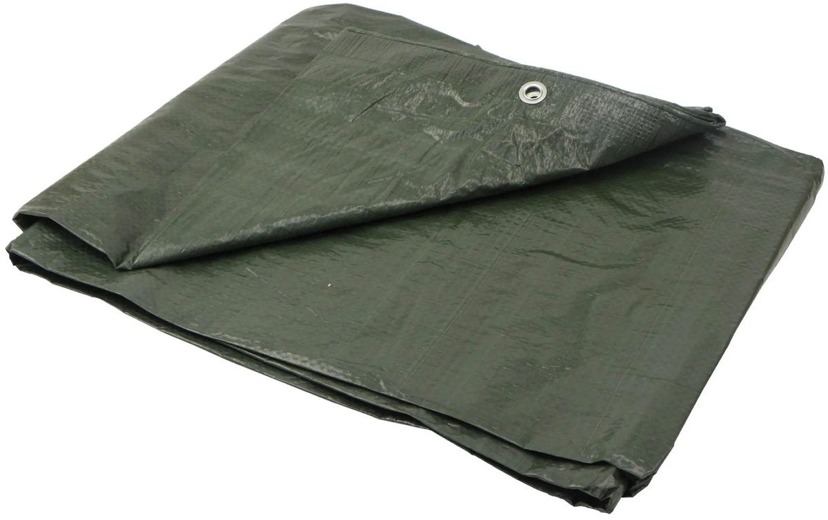 Geko extra thick green tarpaulin - 15x20 meters - weatherproof and versatile-0
