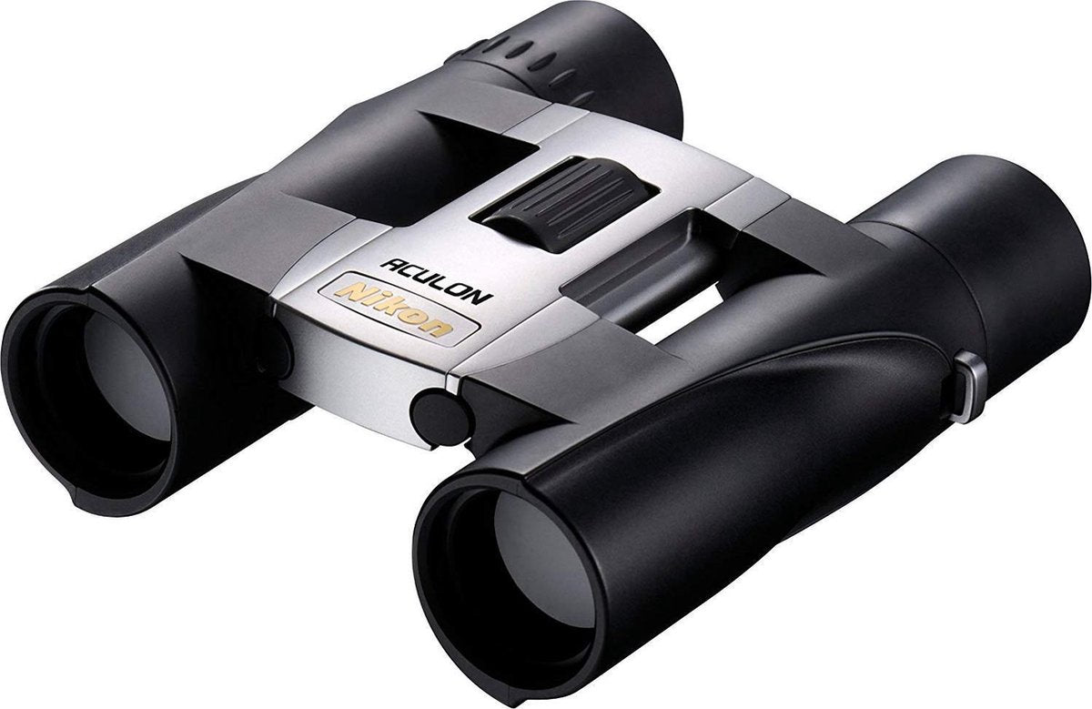 Nikon aculon a30 10x25 binoculars color silver-0