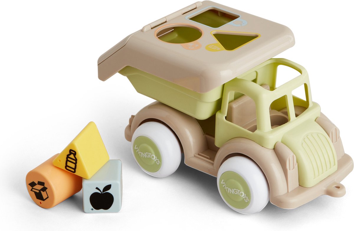 Viking Toys - ecoline - vuilniswagen - vormenstoof-0