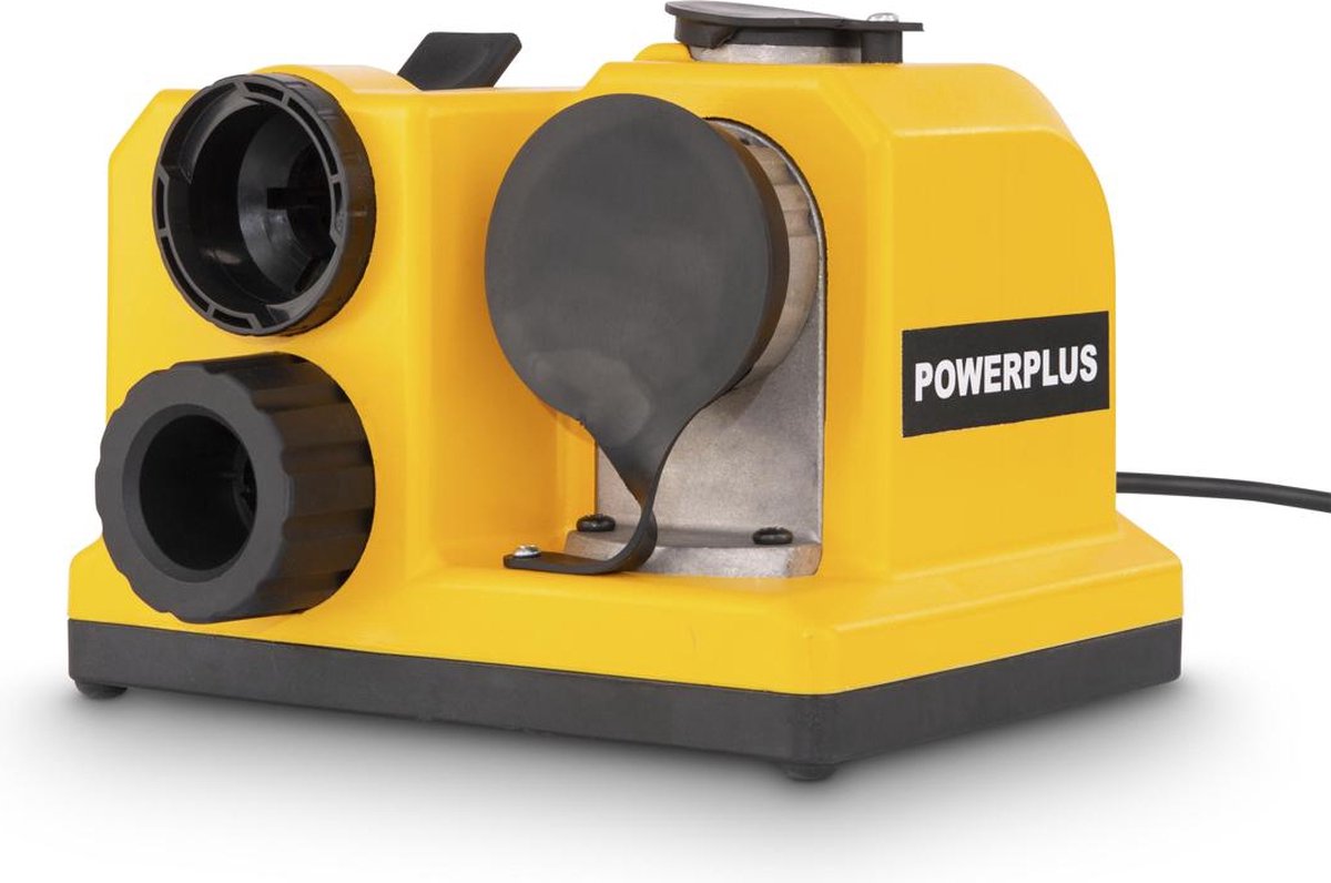 Powerplus - yellow - powx13600 - brushed - drill bit sharpener - 80w-0