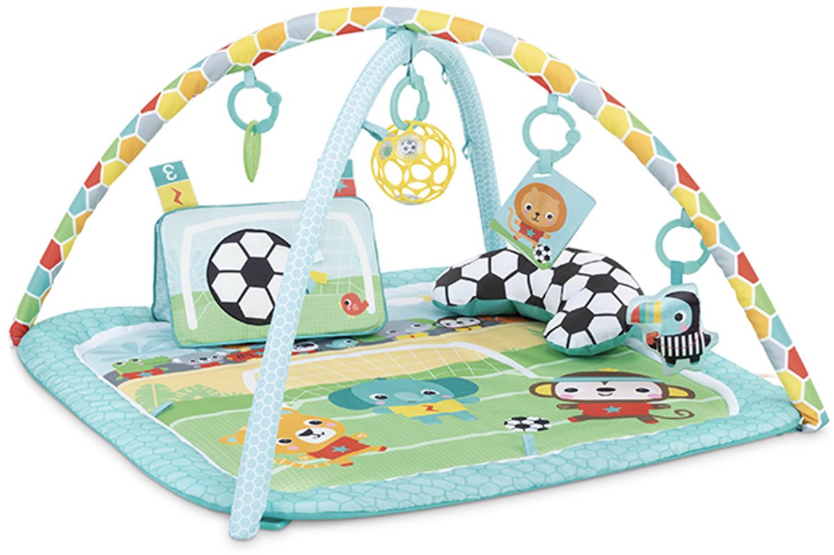 Bright Starts Baby activity gym grip & kick - - vanaf 0 maanden-0