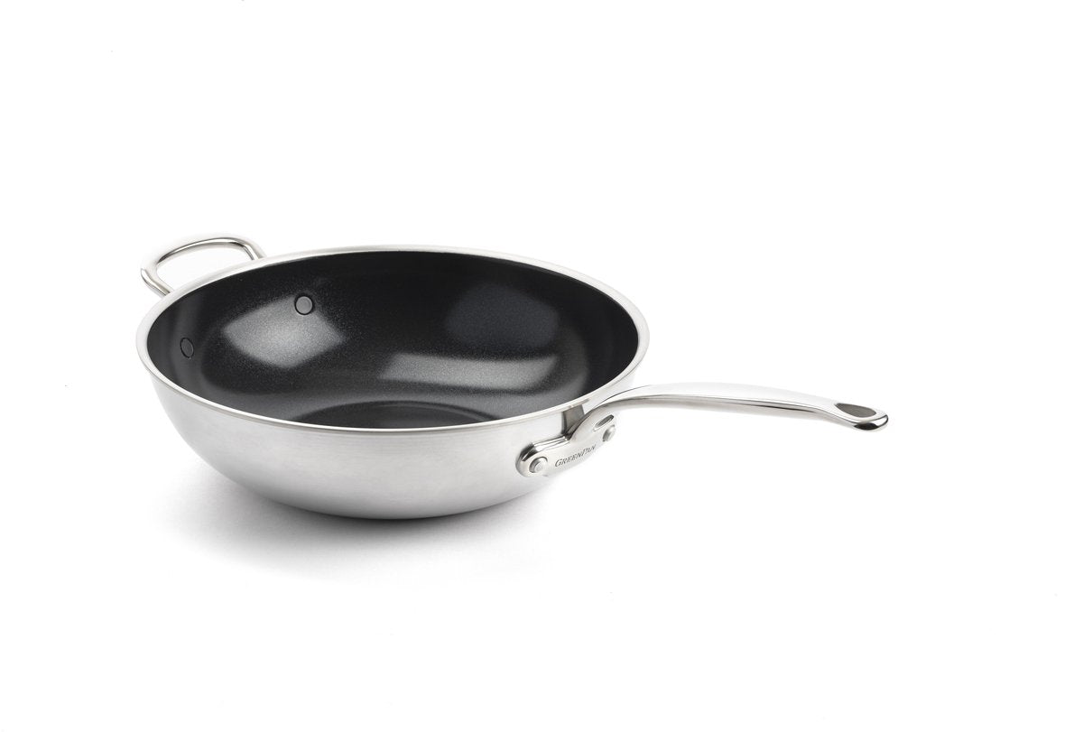 Greenpan premiere wok with extra handle 30cm 4.7l-0