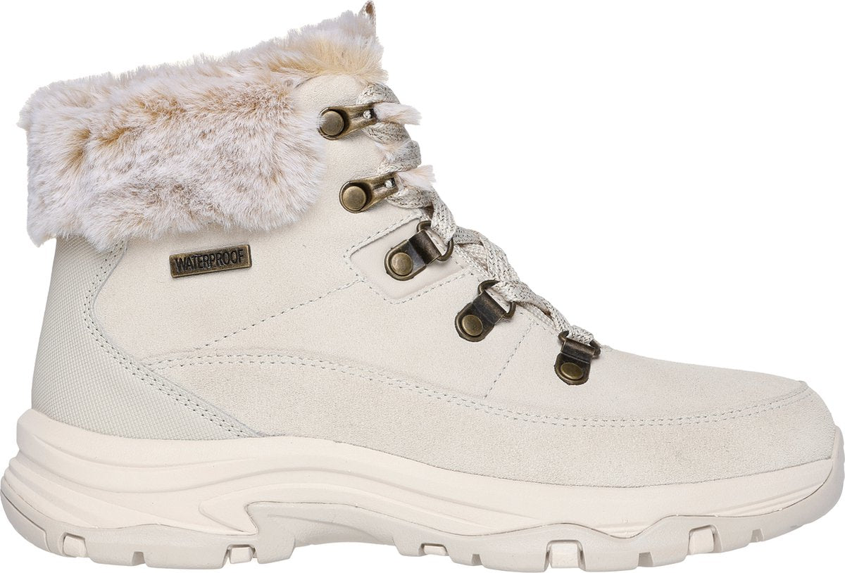 Skechers trego - snow worries women's walking shoes - natural-0